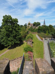 Burg Saarburg – auf dem Burgberg Saarburg bei der Stadt Saarburg in Rheinland-Pfalz