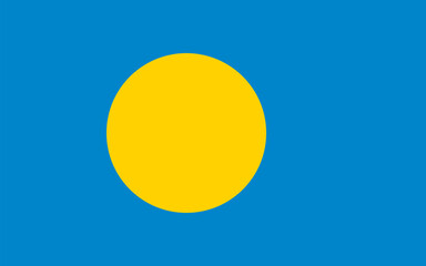 flag of Palau, official state symbol
