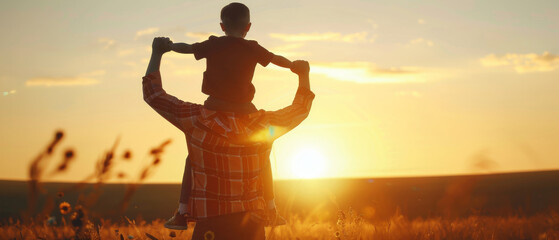 A misty field of wheat glows warmly in the soft light of dawn, evoking a sense of quiet beauty and the promise of a new day.