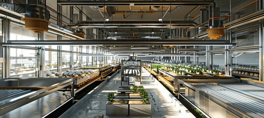 Advanced Indoor Mushroom Farm with Vertical Farming Systems for Continuous Fresh Mushroom Supply