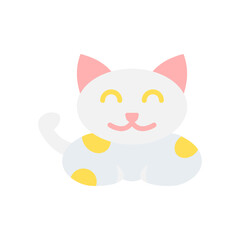 Cute Cat Flat