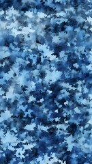 Fototapeta premium camouflage blue background military dark pattern, modern texture fashionable design