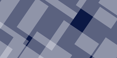 Abstract background with squares design. crossing circles and squares pattern. Overlapping light and dark blue.   Triangle 3d illustration polygonal art pattern style. Trendy and vibrant modern style 