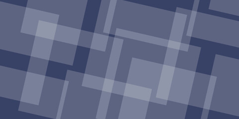 Abstract background with squares design. crossing circles and squares pattern. Overlapping light and dark blue.   Triangle 3d illustration polygonal art pattern style. Trendy and vibrant modern style 