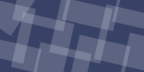 Abstract background with squares design. crossing circles and squares pattern. Overlapping light and dark blue.   Triangle 3d illustration polygonal art pattern style. Trendy and vibrant modern style 