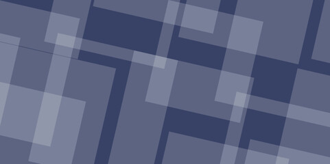 Abstract background with squares design. crossing circles and squares pattern. Overlapping light and dark blue.   Triangle 3d illustration polygonal art pattern style. Trendy and vibrant modern style 