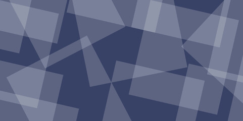 Abstract background with squares design. crossing circles and squares pattern. Overlapping light and dark blue.   Triangle 3d illustration polygonal art pattern style. Trendy and vibrant modern style 