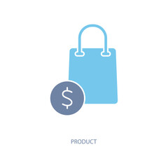 product concept line icon. Simple element illustration. product concept outline symbol design.