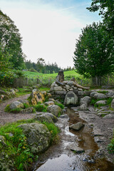 Bregquelle, Die Donauquelle, Quelle des Donaubachs, Furtwangen im Schwarzwald, Baden-Württemberg, Deutschland