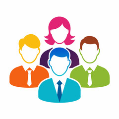 Business icon logo vector illustration