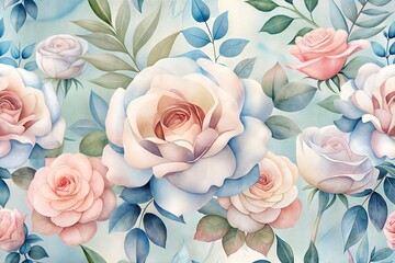Elegant accents: a floral pattern that exudes refinement and sophistication