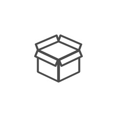 Box icon. Package icon. Carton icon