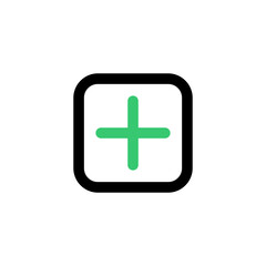 Plus sign icon. Add sign icon