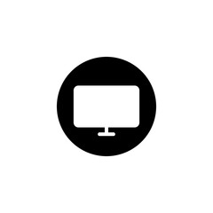 Fototapeta premium Computer display icon. Monitor icon. TV icon.