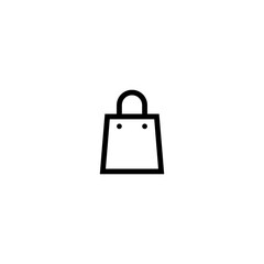 Shopping bag icon. Shopping icon