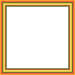 A retro striped frame border design element.