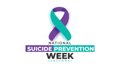 National Suicide Prevention week. background, banner, card, poster, template. Vector illustration.