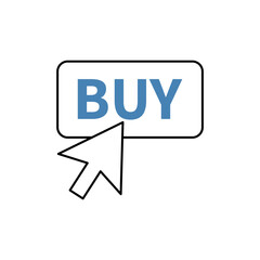 buy concept line icon. Simple element illustration. buy concept outline symbol design.