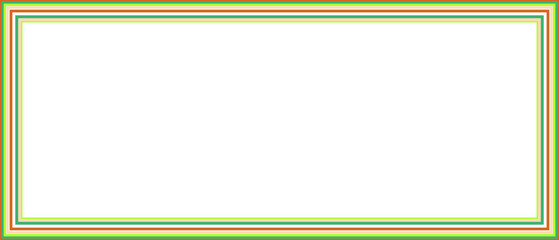 A retro striped frame border design element.