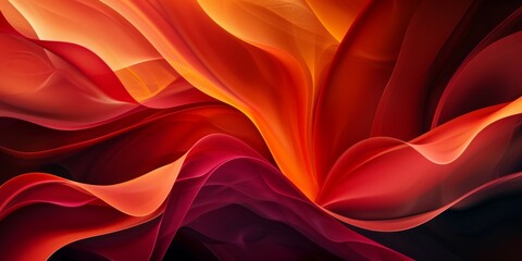 Obraz premium a warm gradient color palette that transitions from deep orange to red and pink, background.