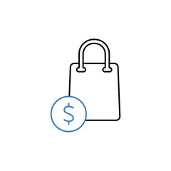 product concept line icon. Simple element illustration. product concept outline symbol design.