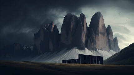 alien planet in space