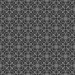 black, fabric abstract seamless pattern. design for background, wallpaper, carpet, clothing, batik, textile, embroidery, sarong, interior, floor, curtain, printing