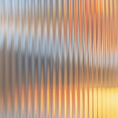 Abstract Reeded Glass Texture with Warm Tones