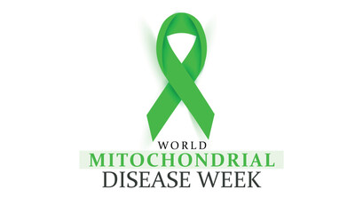 World Mitochondrial Disease week. background, banner, card, poster, template. Vector illustration.