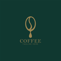 Coffee logo, tangline here, coffee shop