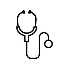 Medical Stethoscope Icon Perfect for Healthcare and Doctor Illustrations