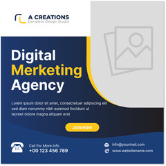 Digital Marketing Agency Banner Design Template