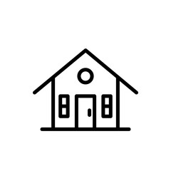 Home Icon Perfect for Real Estate and Residential Illustrations