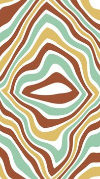 groovy psychedelic retro color wave swirl pattern background animation. vertical screen