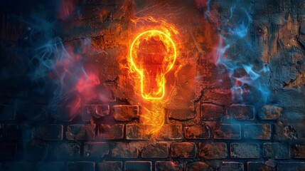 High voltage icon, electrical safety theme,, showcasing electrical dangers, advanced tone, Colored pastel