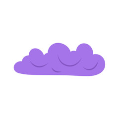 Halloween purple clouds