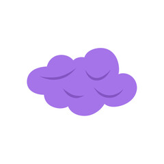 Halloween purple clouds