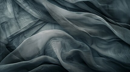 Fototapeta premium Vibrant Fabric Flowing in Surrealism Generative AI