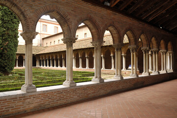  Cloister Church of Jacobins in Toulouse, France