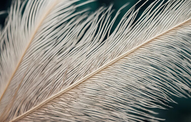Obraz premium Bird feather texture soft abstract beauty, Bird Feathers Quill, Elegant Feather on black Extreme Close up Detail. Extreme macro feather. Fluffy feather. 
