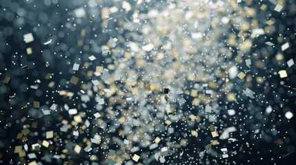 Fototapeta premium Luxurious Party Decorations on Dark Background Generative AI