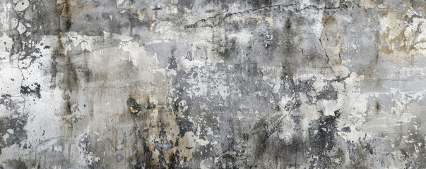Obraz premium A rustic concrete wall background with weathered grey tones and rough textures. The industrial, urban feel adds an edgy, modern touch.