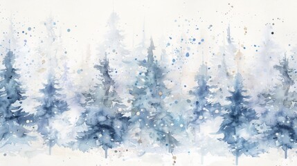 Whimsical Winter Wonderland Scene for Holiday Cards Generative AI