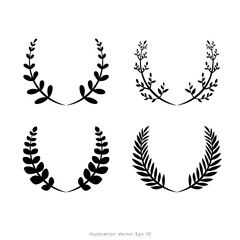 Floral ornamental doodle dividers, vintage hand drawn tribal arrow and calligraphic deco border vector set isolated on white background. Vector Illustration EPS 10