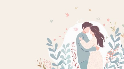 Heartwarming Family Moment for Scandinavian Inspired Designs Generative AI