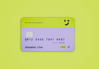 3d Credit Card Mockup