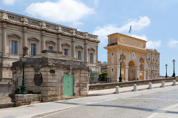 The Porte du Peyrou in Montpellier
