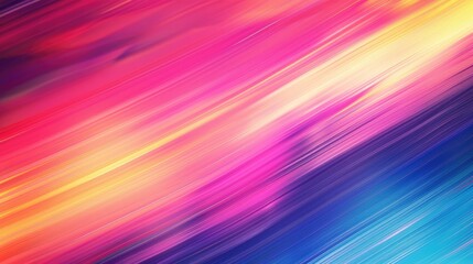 Abstract gradient motion blurred background with colorful lines texture