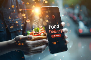 Food Delivery Template Design, Online Food Delivery Layout, Restaurant Delivery Service Template, Customizable Food Delivery Template, Modern Food Delivery App Design