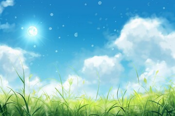 Obraz premium Day of Clean Air for blue skies background, Celebrate the Day of Clean Air for Blue Skies, Promoting a Healthier Environment, Join the Global Initiative, Day of Clean Air for Blue Skies and Sustainabl